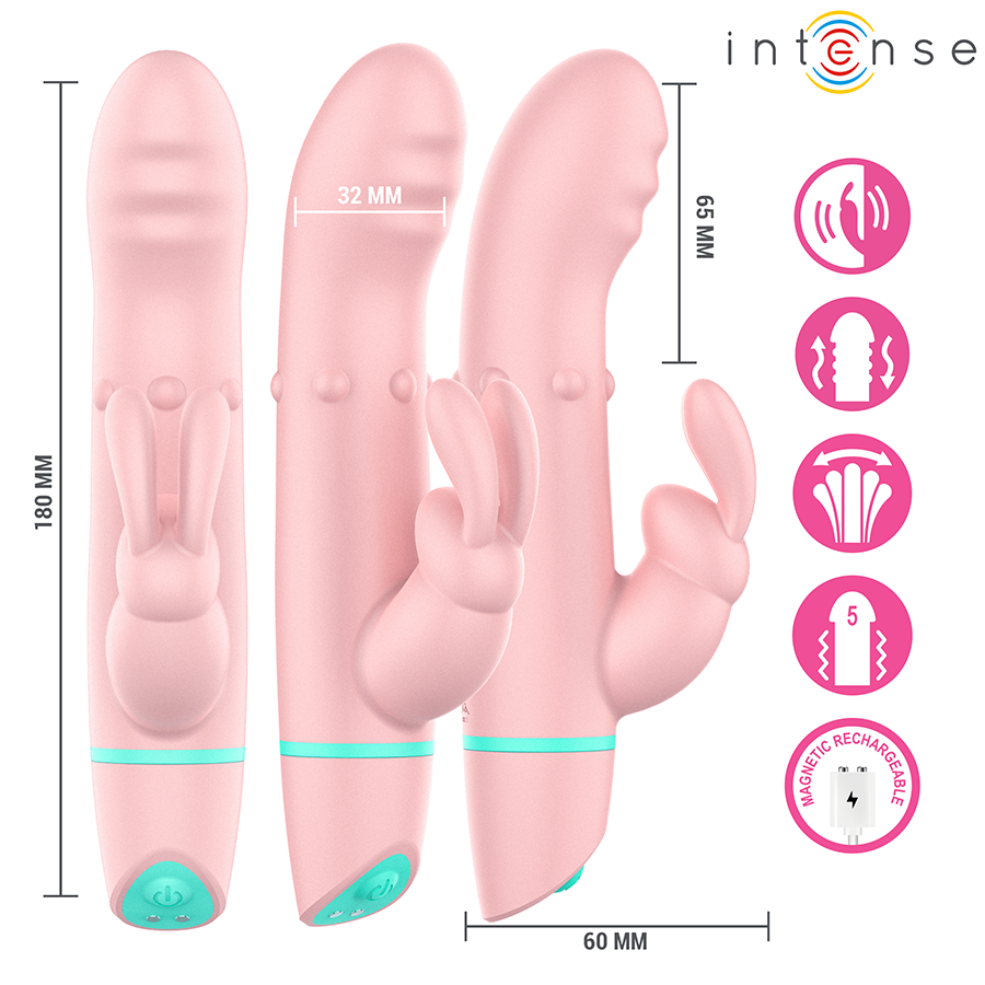 INTENSE – ALVIN RABBIT STIMULATOR & ROLLING VIBRATOR + OSCILLATING