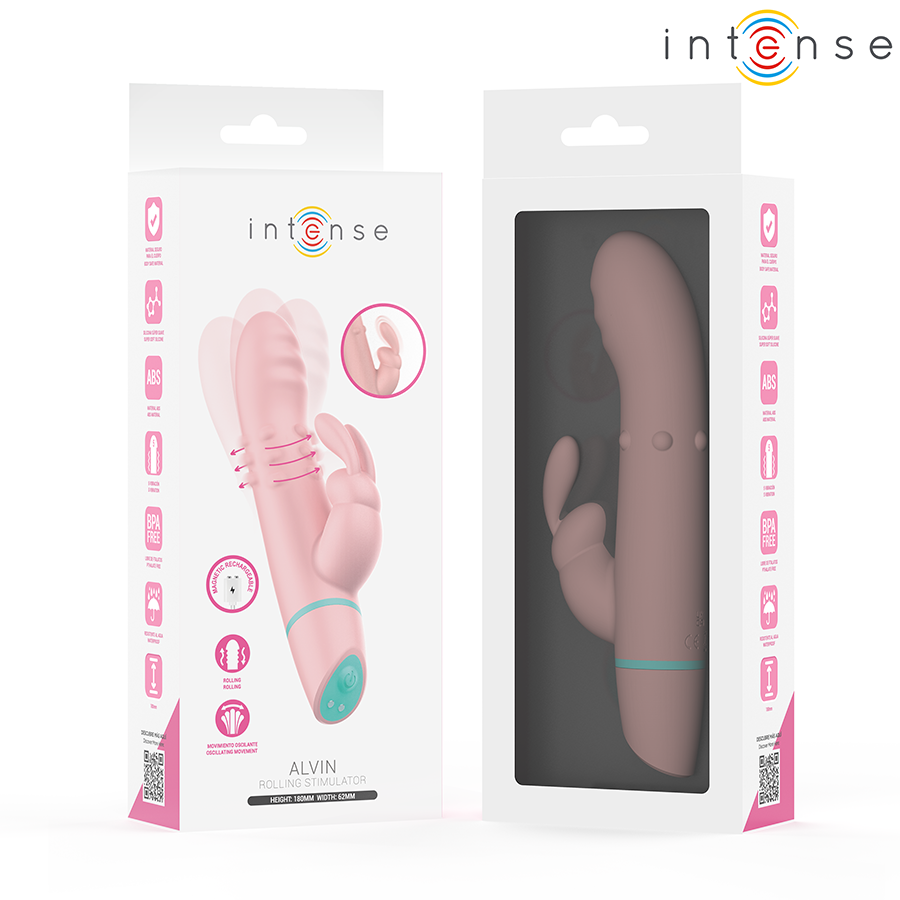 INTENSE – ALVIN RABBIT STIMULATOR & ROLLING VIBRATOR + OSCILLATING