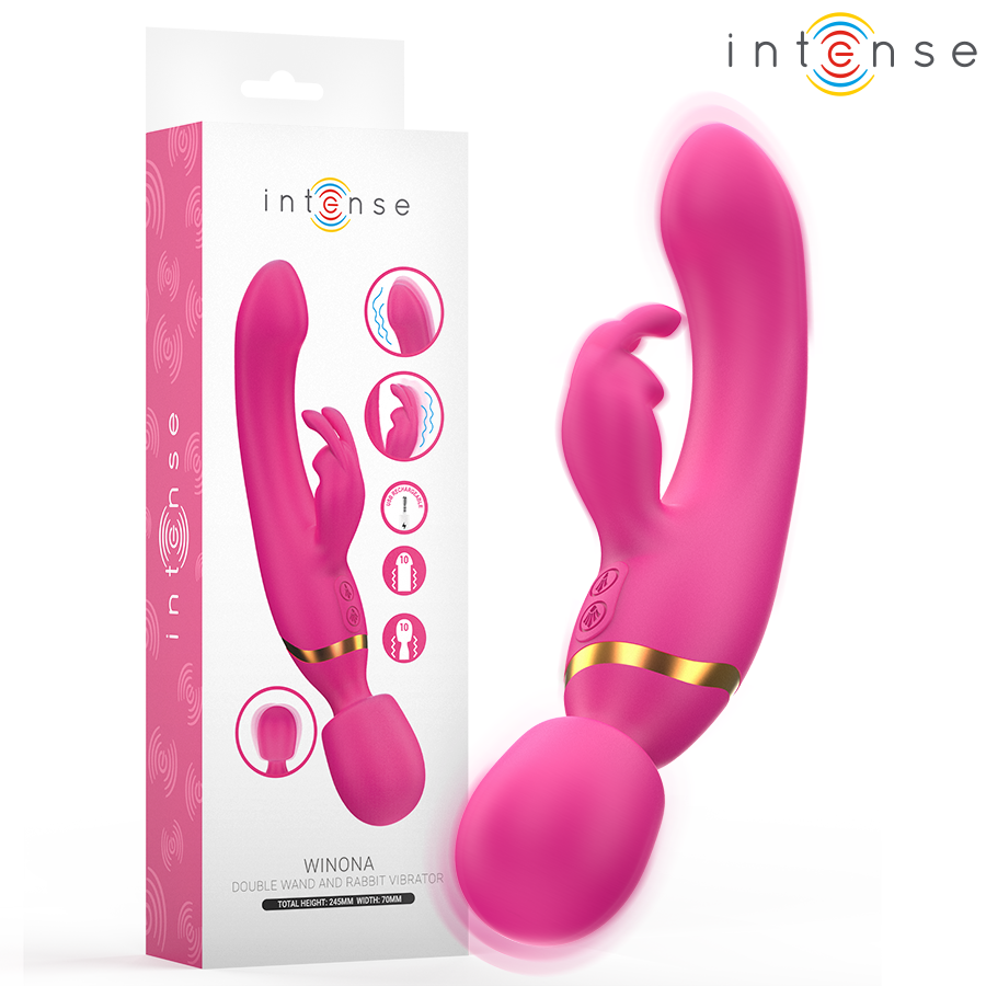 INTENSIV - WINONA DUBBELVIBRATOR KANIN & STAV