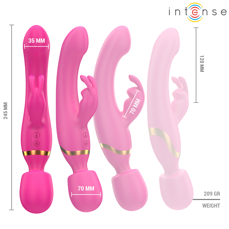 INTENSIV - WINONA DUBBELVIBRATOR KANIN & STAV