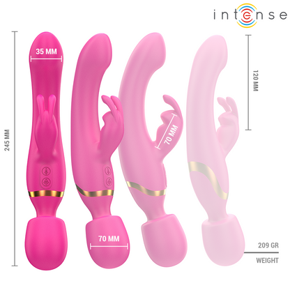INTENSIV - WINONA DUBBELVIBRATOR KANIN & STAV
