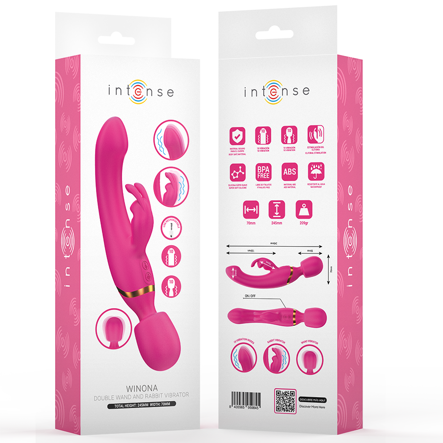 INTENSIV - WINONA DUBBELVIBRATOR KANIN & STAV