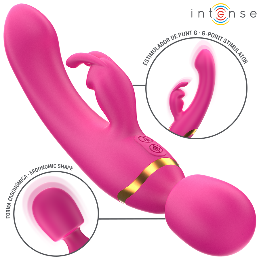 INTENSIV - WINONA DUBBELVIBRATOR KANIN & STAV