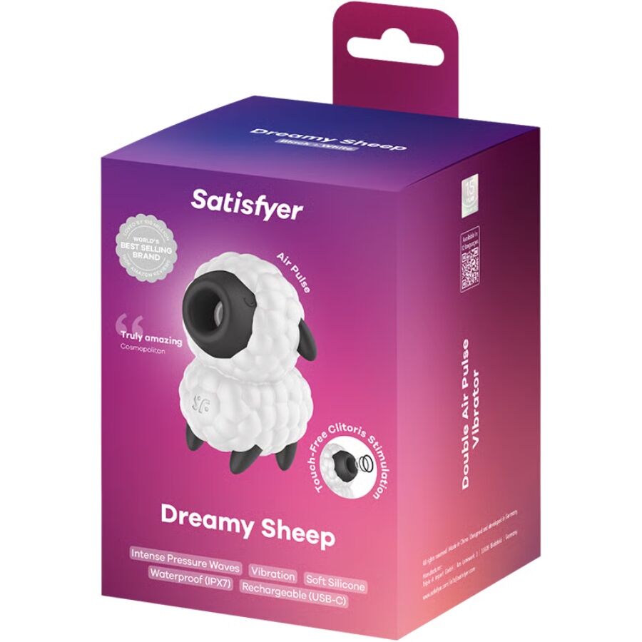 SATISFYER - DRÖMMANDE FÅRVIBRATOR & LUFTPULSSTIMULATOR