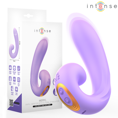 INTENSE - MERYL KLITORISSTIMULATOR MED DUBBEL VIBRATION