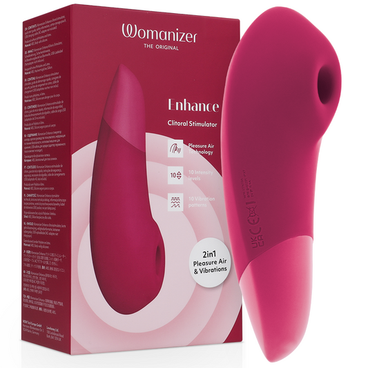 WOMANIZER - ENHANCE CLITORIAL STIMULATOR VIBRANT PINK