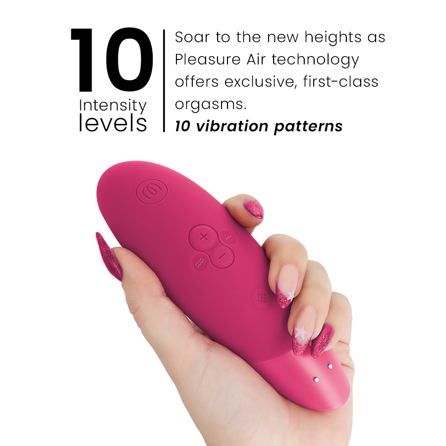 WOMANIZER - FÖRSTÄRKT KLITORISSTIMULATOR LIVFULL ROSA