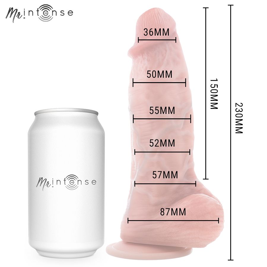 MR INTENSE - MEDELSTOR SPENCER SILIKONDILDO 23 CM -Ø- 5,7 CM