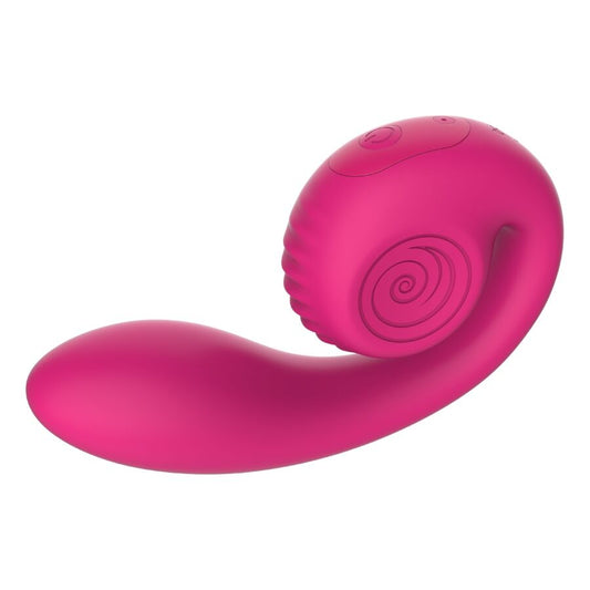 SNAIL VIBE - GIZI LITE DUAL G-SPOT & CLITORAL PINK VIBRATOR