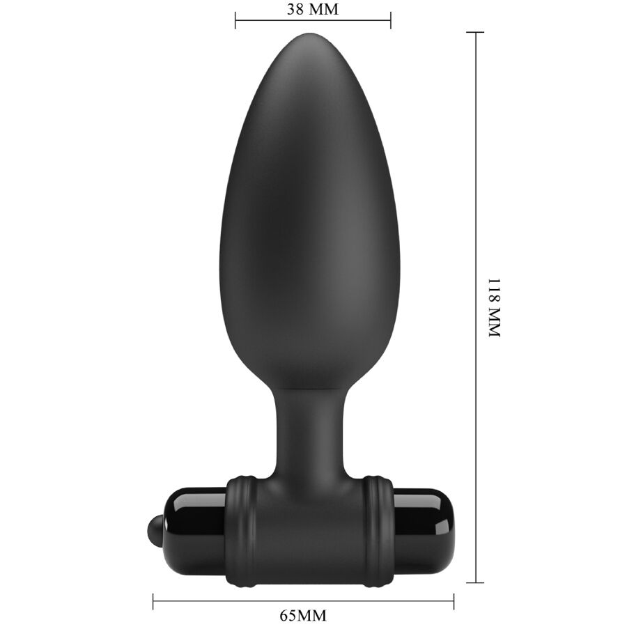 MR PLAY - SUPER POWER ANALPLUGG MED VIBRATION
