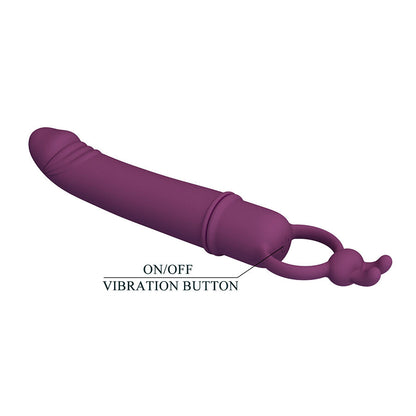 PRETTY LOVE - CORA VIBRATOR PENISFORMAD MED MOTSTÅNDSRING