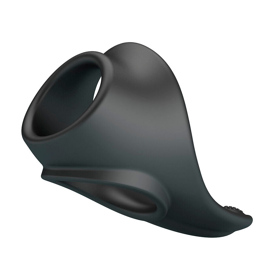 CRAZY BULL - ZADOK ERGONOMISK RING MED PERINEAL STIMULATOR