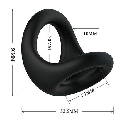 CRAZY BULL - NESTOR ERGONOMISK PENIS- OCH TESTIKELRING
