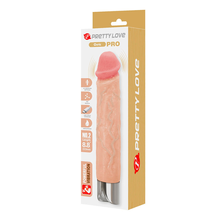 PRETTY LOVE - OSRIC PRO FLEXIBEL REALISTISK VIBRATOR