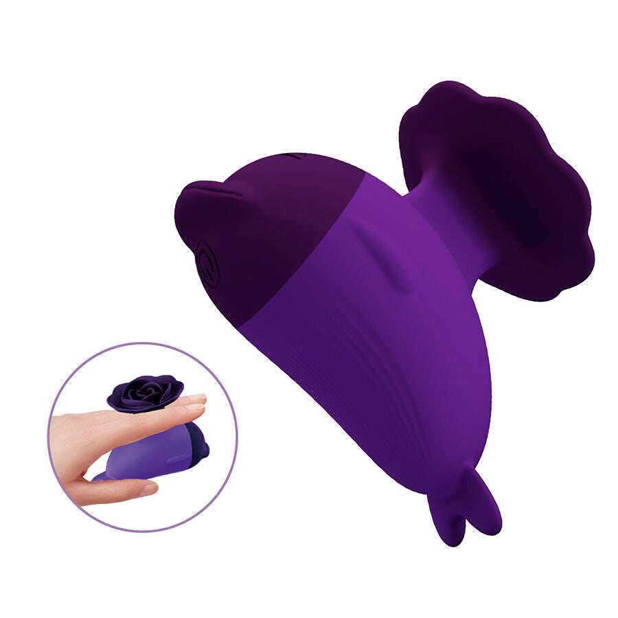 PRETTY LOVE - DOLPHIN MINIVIBRATOR MED KLÄMMA