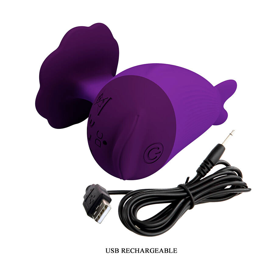 PRETTY LOVE - DOLPHIN MINIVIBRATOR MED KLÄMMA