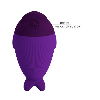 PRETTY LOVE - DOLPHIN MINIVIBRATOR MED KLÄMMA