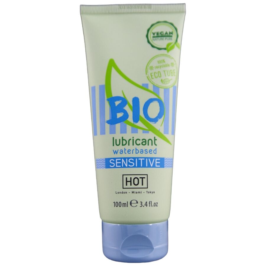 HOT - BIO GLIDMEDEL VATTENBASERAT KÄNSLIG 100 ML