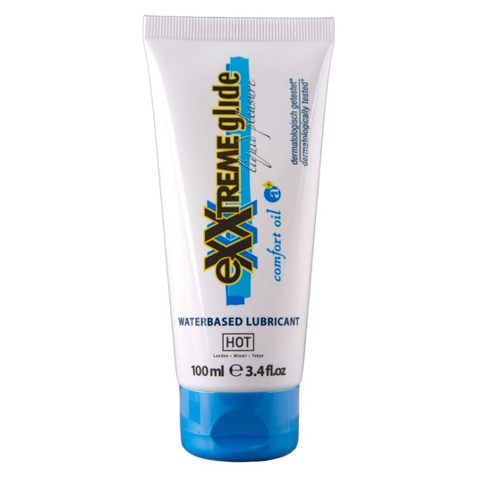 HOT - EXXTREME GLIDE WATERBASED LUBRICANT + COMFORT OIL A+ 100 ML