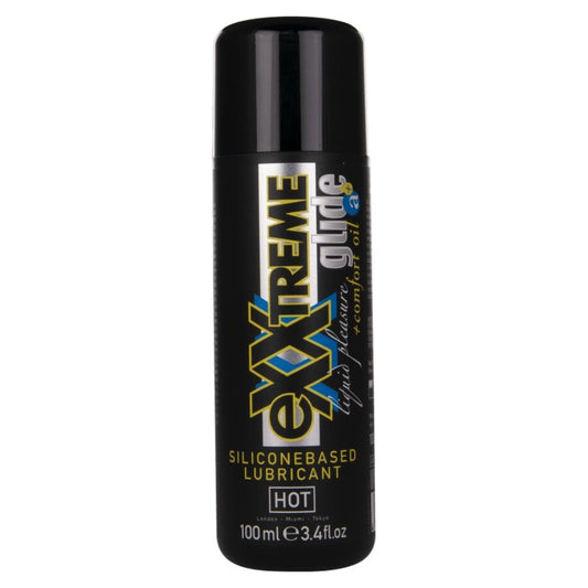HOT - EXXTREME GLIDE SILICONEBASED LUBRICANT + COMFORT OIL A+ 100 ML