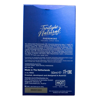 HOT - TWILIGHT PHEROMONE NATURAL SPRAY MEN 50 ML