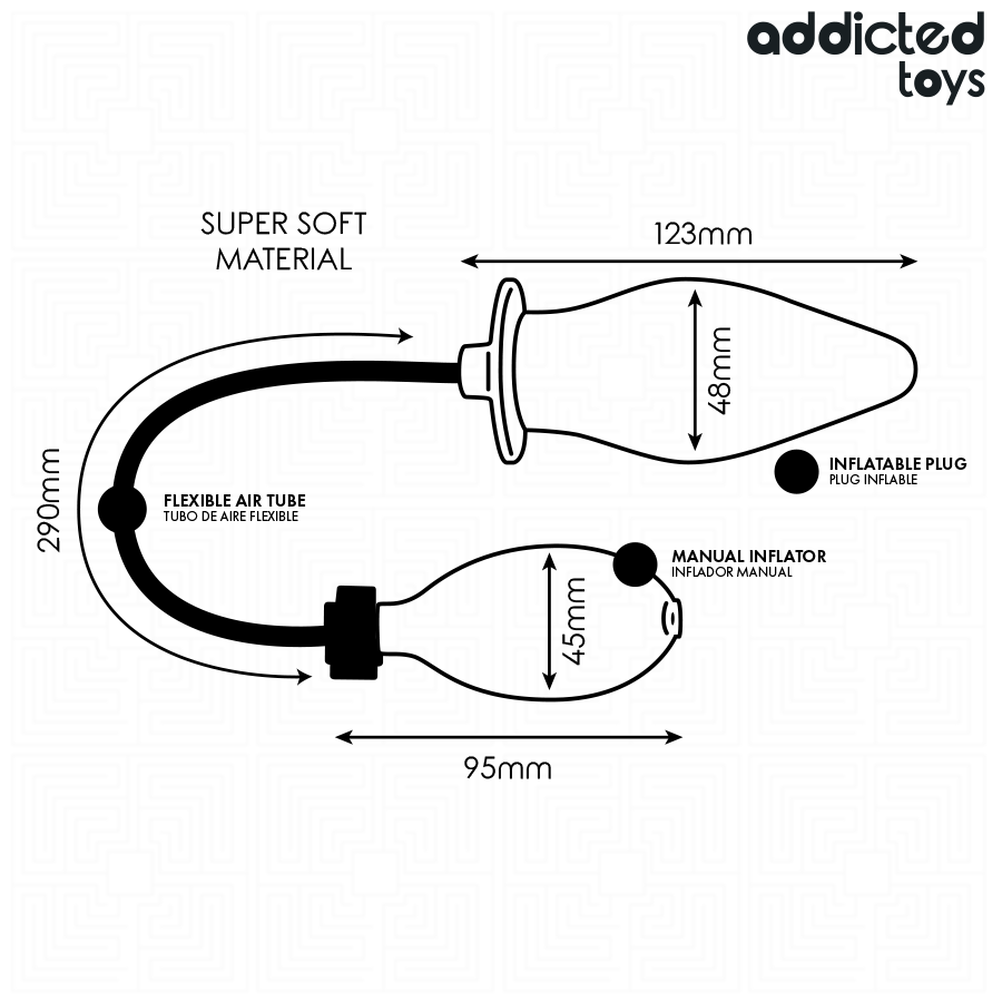 ADDICTED TOYS - INFLATABLE BUTT PLUG MODEL 2