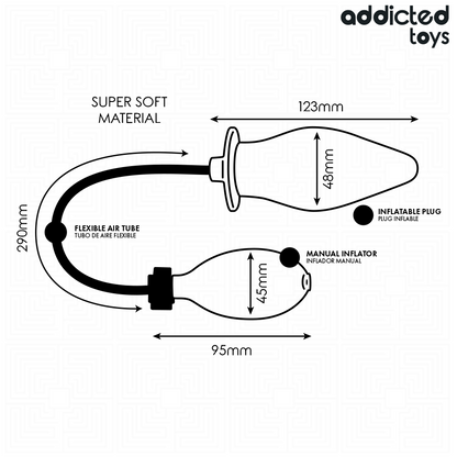 ADDICTED TOYS - INFLATABLE BUTT PLUG MODEL 2