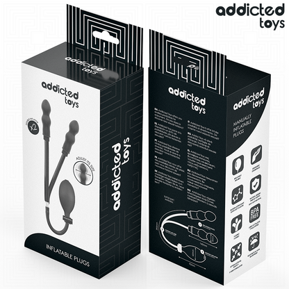 ADDICTED TOYS - INFLATABLE DOUBLE BUTT PLUG MODEL 1