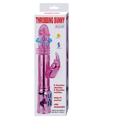 BAILE - THROBBING BUNNY PINK RAMPANT ROTATOR - Kink&Play