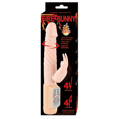 BAILE - FIRE BUNNY ROTATOR WITH FIRE SYSTEM - Kink&Play