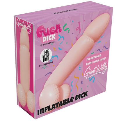 HIDDEN DESIRE - JÄTTEUPPBLÅSBAR PENIS 145 CM