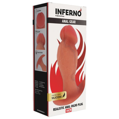 HIDDEN DESIRE - INFERNO REALISTISK ANALPLUGG 16 CM