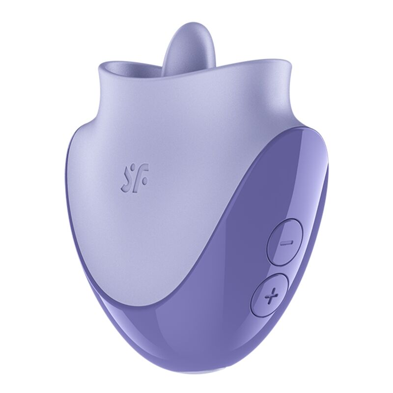 SATISFYER - TONGUE DANCER KLITORISSTIMULATOR MED VIBRATION OCH PULSERINGAR LILA