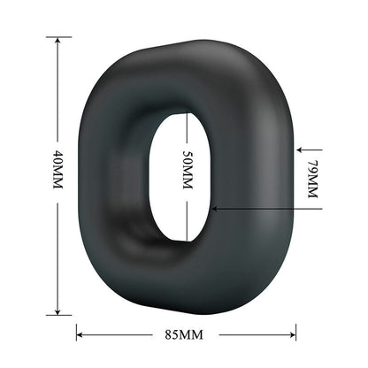 CRAZY BULL - WALDEN SUPER SOFT SILICONE COCK RING BLACK