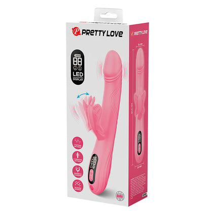 PRETTY LOVE - BELLA RABBIT VIBRATOR WITH BUTTERFLY STIMULATION AND LED PINK