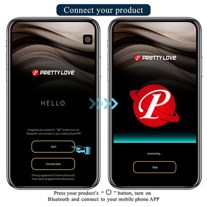 PRETTY LOVE - BUTTERFLY APP CONTROL PANTY MASSAGER PINK