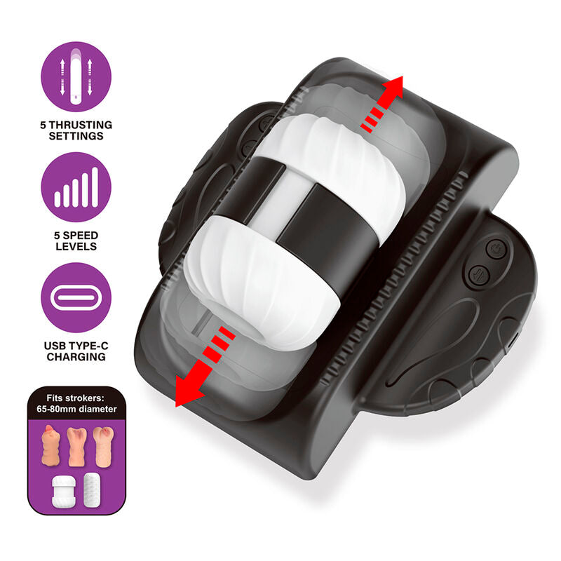 PRETTY LOVE - CALISTA UNIVERSAL AUTOMATIC MASTURBATOR BLACK