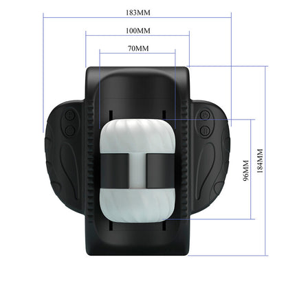 PRETTY LOVE - CALISTA UNIVERSAL AUTOMATIC MASTURBATOR BLACK