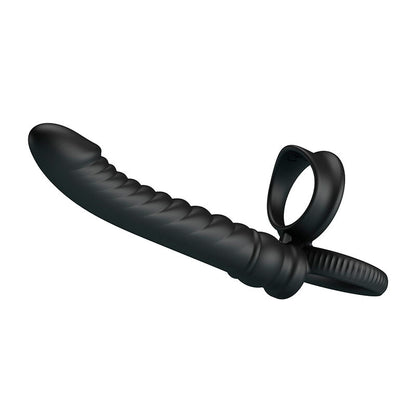 PRETTY LOVE - MERRITT ANAL VIBRATOR WITH RING AND VIBRATION BLACK