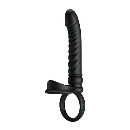 PRETTY LOVE - MERRITT ANAL VIBRATOR WITH RING AND VIBRATION BLACK