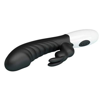 PRETTY LOVE - NAUGHTY BUNNY 30 FUNCTION RABBIT VIBRATOR BLACK
