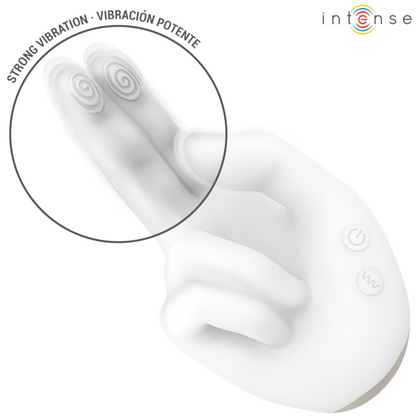 INTENSE - JIMMY HAND-SHAPED MULTIFUNCTION STIMULATOR WITH VIBRATION AND HEAT