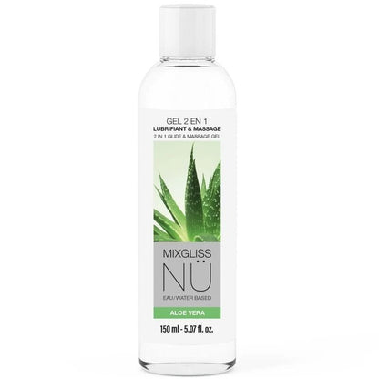 MIXGLISS - 2 IN 1 WATER-BASED LUBRICANT AND MASSAGE GEL NURU ALOE VERA 150 ML