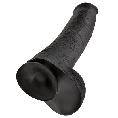 KING COCK - REALISTIC DILDO WITH TESTICLES 38 CM BLACK