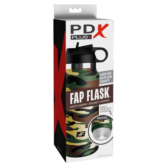 PDX PLUS - FAP FLASK HAPPY CAMPER DISKRET ONASTURBERARE KAMOUFLAGE