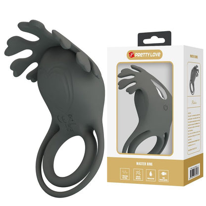PRETTY LOVE - RECHARGEABLE VIBRATING RING WITH STIMULATOR