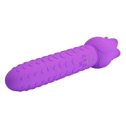 PRETTY LOVE - DANNELL RECHARGEABLE ORAL AND CLITORAL STIMULATOR VIBRATOR PURPLE