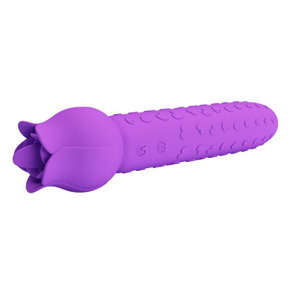 PRETTY LOVE - DANNELL RECHARGEABLE ORAL AND CLITORAL STIMULATOR VIBRATOR PURPLE