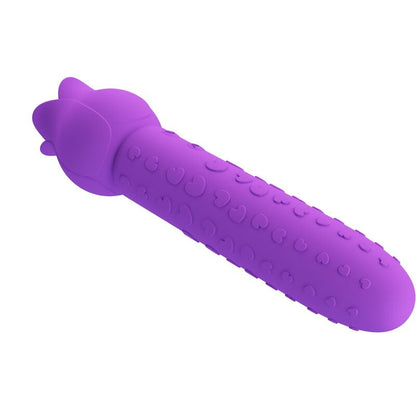 PRETTY LOVE - DANNELL RECHARGEABLE ORAL AND CLITORAL STIMULATOR VIBRATOR PURPLE