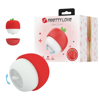 PRETTY LOVE - RECHARGEABLE TONGUE EFFECT CLITORAL STIMULATOR RED